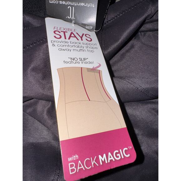 TC Total Comfort Women's XL Black Extra Firm Control Shaping Bottoms Shapewear - Picture 9 of 12